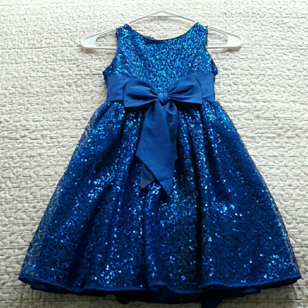 Blue sequence glitter dress💙